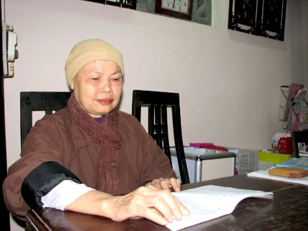 Sư thầy Thích Nữ Như Hiền: "Làm việc thiện nguyện thì lúc nào mình cũng cảm thấy đầy đủ". Ảnh: Quảng Dân