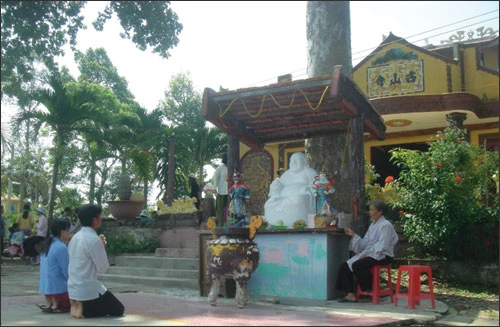 Đi chùa Nổi mùa nước nổi ảnh 2