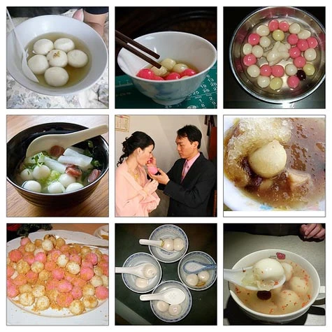 Người Trung Quốc lại chào năm mới với món chè trôi nước - tang yuan.