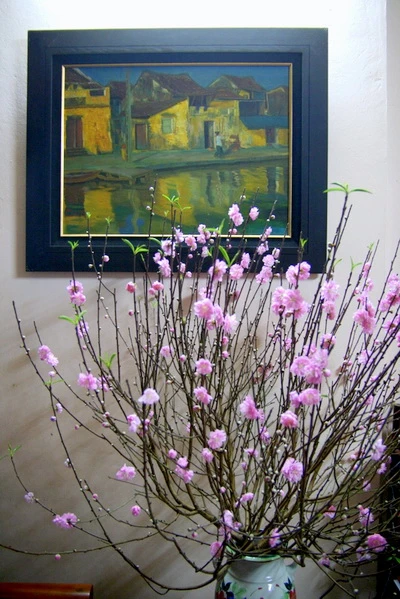 Đào xuân - Ảnh: Lê Bích