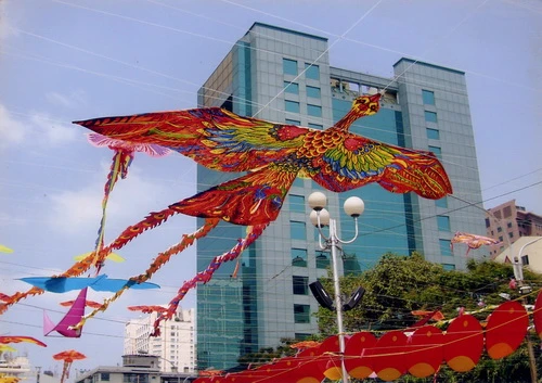Mải mê với một cánh diều... - Ảnh: Đ.N.
