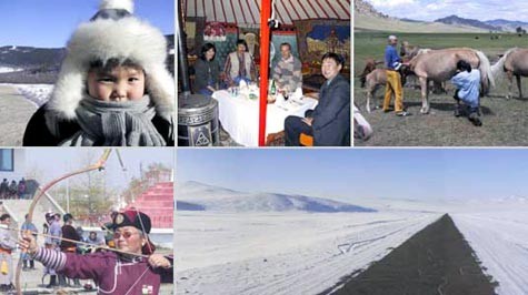 Người dân Mông Cổ đón Tết giữa cao nguyên lạnh giá.