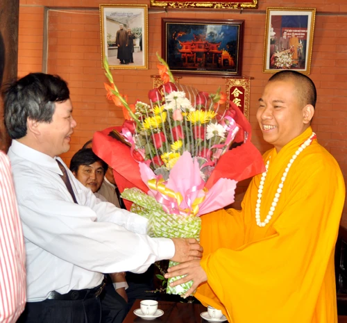 Ban Đại diện Phật giáo Lạng Sơn chúc Tết UBND tỉnh ảnh 11 Ban Đại diện Phật giáo Lạng Sơn chúc Tết UBND tỉnh ảnh 11