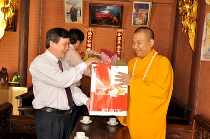 Ban Đại diện Phật giáo Lạng Sơn chúc Tết UBND tỉnh ảnh 12 Ban Đại diện Phật giáo Lạng Sơn chúc Tết UBND tỉnh ảnh 12