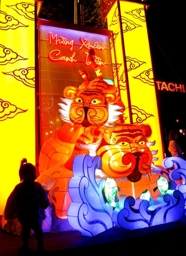 Đường phố Sài Gòn lung linh ánh sáng ảnh 7