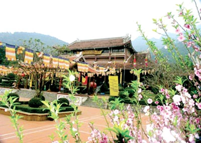 Sắc xuân Yên Tử.