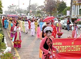 Tết với Kiều bào Sakon Nakhon: sắc xuân muôn vẻ ảnh 6 Tết với Kiều bào Sakon Nakhon: sắc xuân muôn vẻ ảnh 6