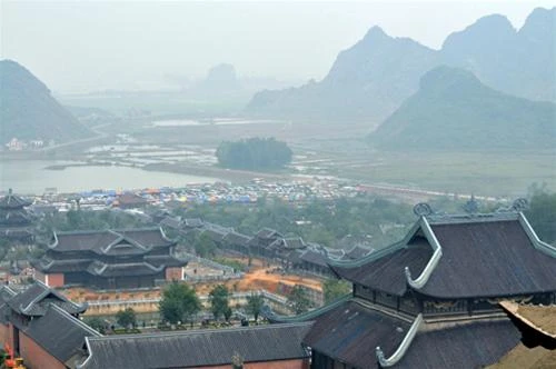 Toàn cảnh ngôi chùa Bái Đính mới - Ảnh: Thuận Thắng