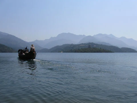 Khung cảnh bồng lai tiên cảnh.