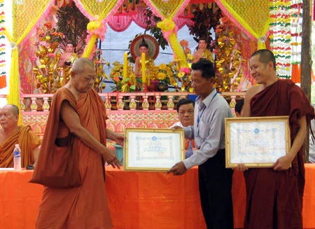 Kiên Giang: Lễ Kiết giới sima chánh điện chùa Thứ Năm ảnh 12 KGSMT5_13.jpg