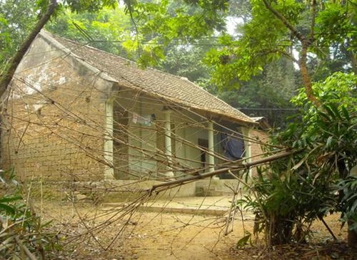 Chỉ một nếp nhà với cành tre khô làm “cổng” khiến ta cảm thấy nhẹ lòng