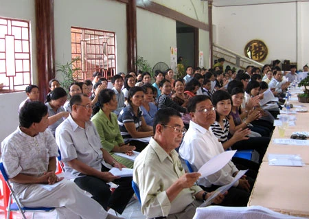 Họp mặt nhà giáo, y bác sĩ & nhân sĩ trí thức triển khai công tác tổ chức Hội thảo Hoằng pháp toàn quốc 2010