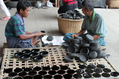 10% dân số Myanmar sống bằng nghề làm sơn mài.