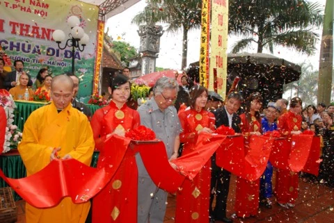 Hà Nội: Lễ Khánh thành  Tổ đường chùa Di Đà ảnh 9