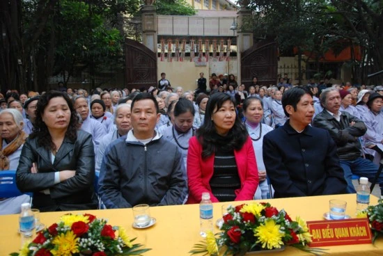 Hà Nội: Chùa Quỳnh Lôi lễ khai giảng Phật pháp đầu năm Canh Dần 2010 ảnh 7