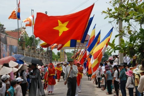 Ninh Bình: Đại lễ Phật đản và cung nghinh Xá lợi Phật về Tổ đình Kim Liên (chùa Đồng Đắc) ảnh 8