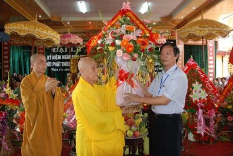 Ninh Bình: Đại lễ Phật đản và cung nghinh Xá lợi Phật về Tổ đình Kim Liên (chùa Đồng Đắc) ảnh 5