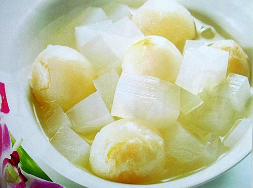 Mát lạnh chè trái vải rau câu ảnh 1