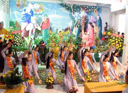 Ban Đại diện Phật giáo huyện Tân Hiệp tổ chức lễ mừng Phật đản