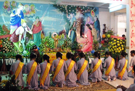 Ban Đại diện Phật giáo huyện Tân Hiệp tổ chức lễ mừng Phật đản