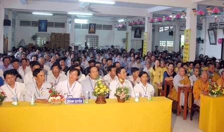 Ban Đại diện Phật giáo huyện Tân Hiệp tổ chức lễ mừng Phật đản