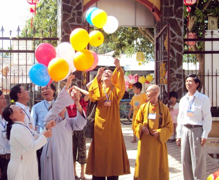 Ban Đại diện Phật giáo huyện Tân Hiệp tổ chức lễ mừng Phật đản