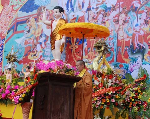 Chùm ảnh Đại lễ Phật đản 2554 tại Hà Nội ảnh 52