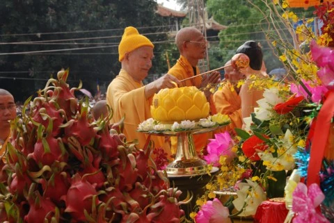 Chùm ảnh Đại lễ Phật đản 2554 tại Hà Nội ảnh 64