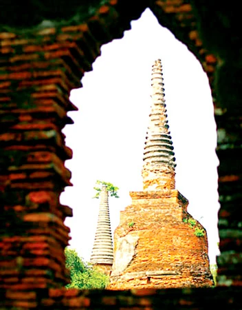 Một thắng cảnh ở Bangkok. Ảnh: C.T.V.