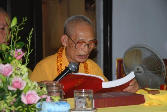 Hà Nội: Đức Pháp chủ - HT.Thích Phổ Tuệ chứng minh lễ khai pháp trường hạ Văn Điển ảnh 7