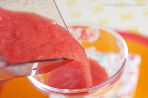 Sinh tố dưa hấu, dâu tây ảnh 5