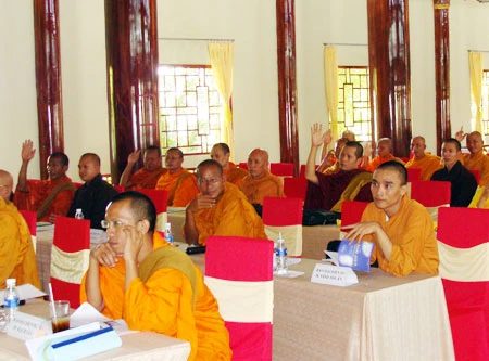 Phật giáo Kiên Giang sơ kết Phật sự 6 tháng đầu năm 2010