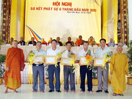 Phật giáo Kiên Giang sơ kết Phật sự 6 tháng đầu năm 2010