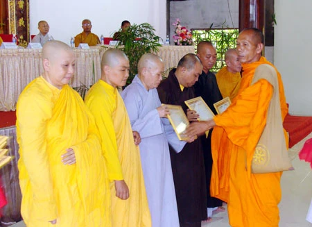 Phật giáo Kiên Giang sơ kết Phật sự 6 tháng đầu năm 2010