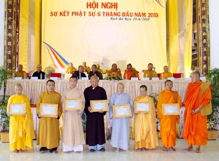 Phật giáo Kiên Giang sơ kết Phật sự 6 tháng đầu năm 2010