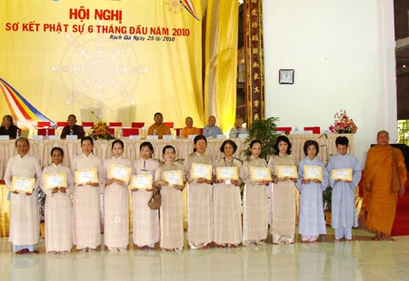 Phật giáo Kiên Giang sơ kết Phật sự 6 tháng đầu năm 2010
