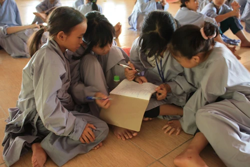 Chùm ảnh: Học hè ở Thiền viện Trúc Lâm ảnh 6