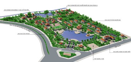 Sơ đồ các khu vực tại Trung tâm Phật tích (Bắc Ninh). Sơ đồ các khu vực tại Trung tâm Phật tích (Bắc Ninh).