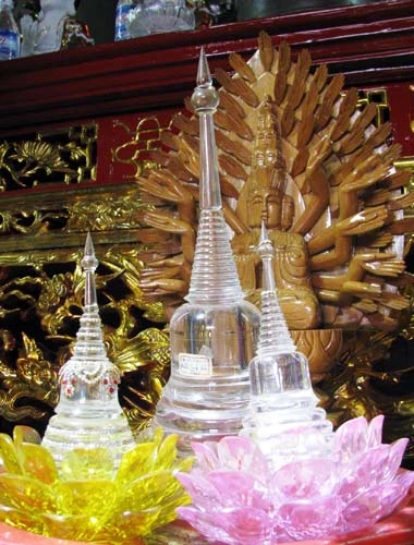 Xá lợi Phật sẽ được đặt trên ngôi bảo tháp cao 13 tầng sau khi chùa An Phú hoàn thành công trình xây dựng