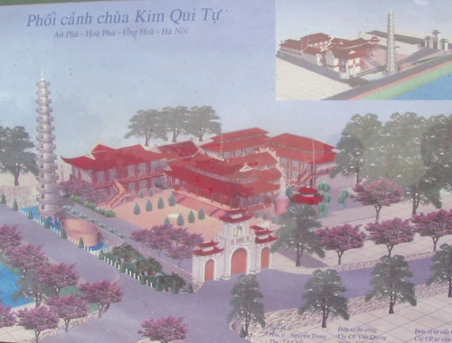 Kim Quy Tự sẽ là điểm thu hút đông đảo Phật tử mọi miền đến chiêm bái Xá lợi Phật