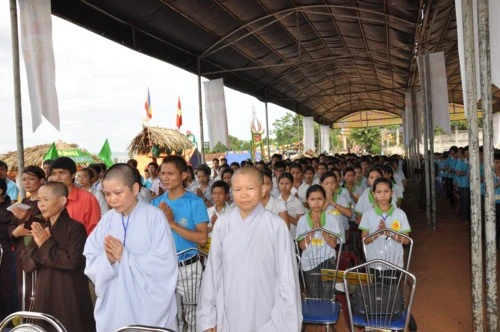 Thanh Hoá: Khai mạc Hội trại "Tuổi trẻ Phật giáo" lần thứ II ảnh 14