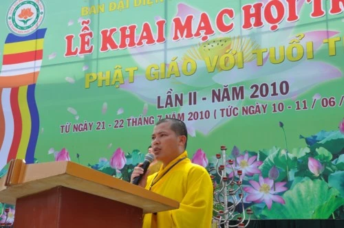 Thanh Hoá: Khai mạc Hội trại "Tuổi trẻ Phật giáo" lần thứ II ảnh 2