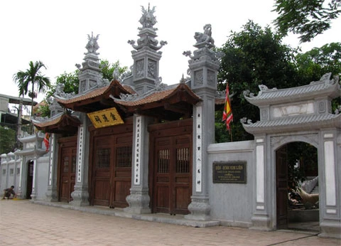 Cổng đình Kim Liên, đền Voi Phục đều "nhái" cổng chùa Láng? ảnh 4