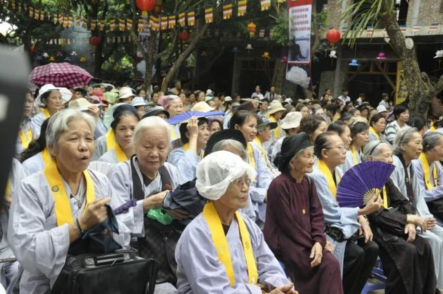 Hà Nội: Chùm ảnh chùa Bằng A tổ chức Đại lễ Vu lan Báo hiếu 2010 ảnh 7