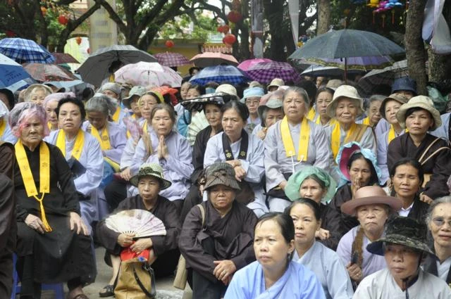 Hà Nội: Chùm ảnh chùa Bằng A tổ chức Đại lễ Vu lan Báo hiếu 2010 ảnh 13