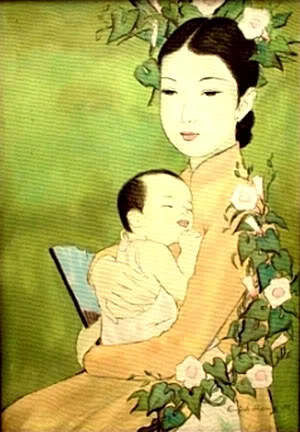 Con vẫn đang có một niềm hạnh phúc, là con còn có mẹ... (Tranh minh họa)