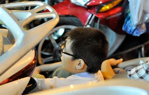 Hàng trăm người đội mưa tụng kinh Vu lan
