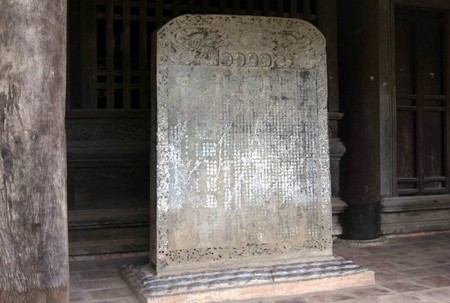 Chùa Keo - Nét đẹp ngàn xưa ảnh 3 Hai bên Chùa Ông Hộ là hai văn bia ghi lại sử tích chùa Thần Quang cổ