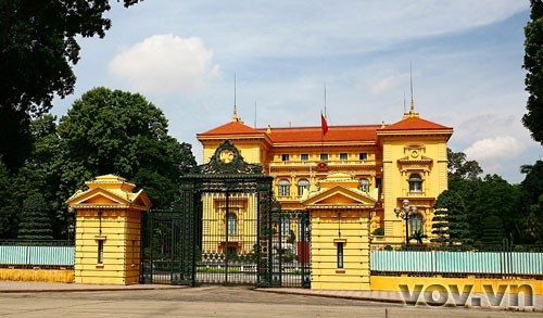 Phủ Toàn quyền Đông Dương, nay là Phủ Chủ tịch, xây dựng năm 1902-1907 c