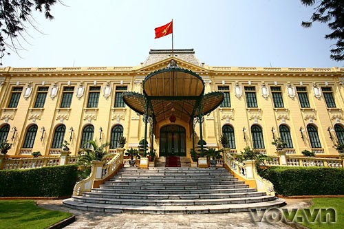 Bắc Bộ Phủ, nay là Nhà khách Chính phủ, xây dựng năm 1919 s